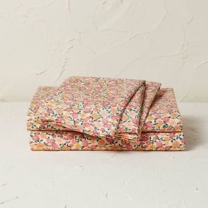 Printed Cotton Percale Sheet Set (Twin/TwinXL)